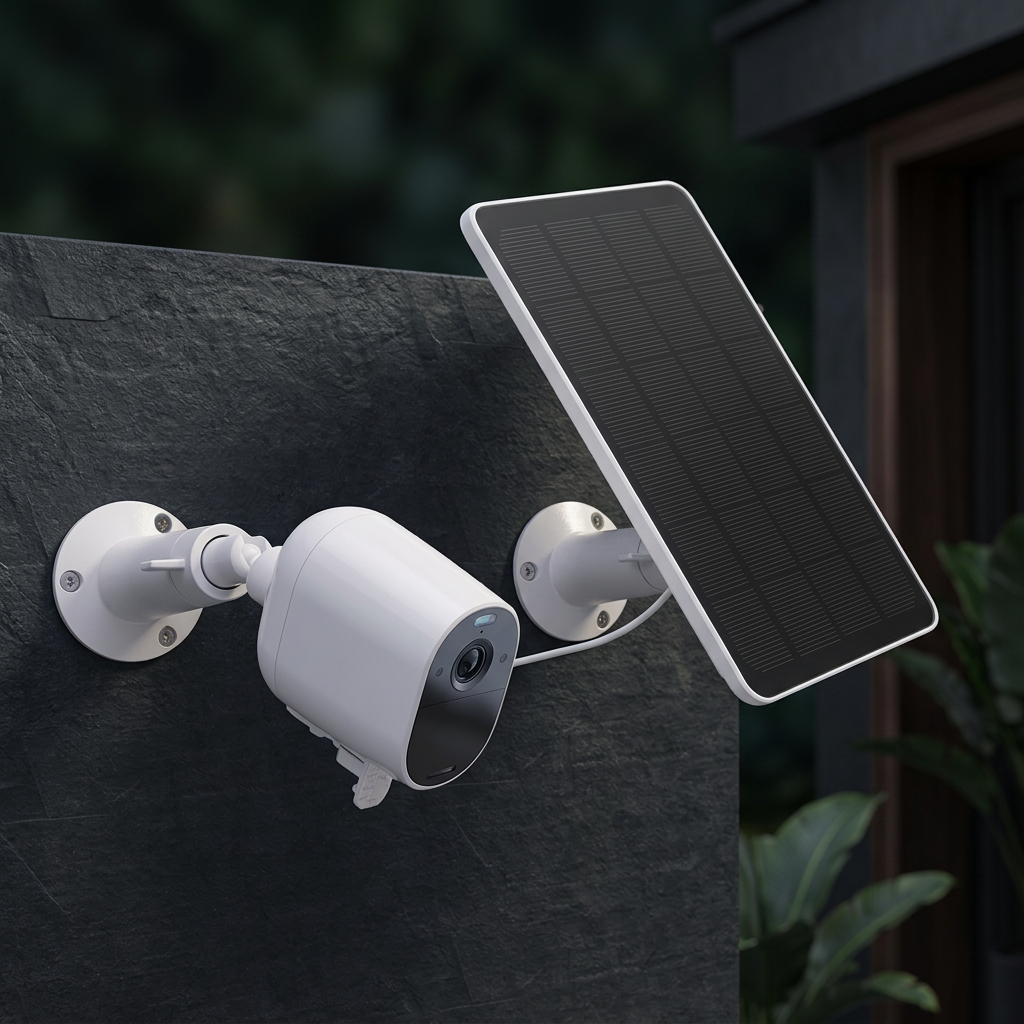 The "Uninterrupted" Habit — 360° Solar Camera Power