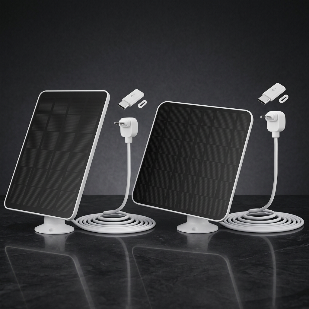 The "Uninterrupted" Habit — 360° Solar Camera Power