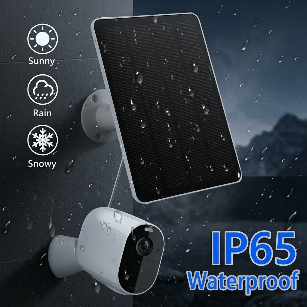 The "Uninterrupted" Habit — 360° Solar Camera Power