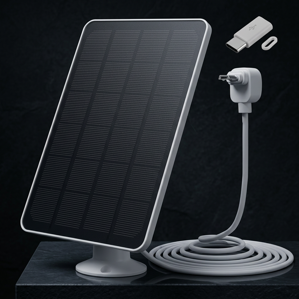 The "Uninterrupted" Habit — 360° Solar Camera Power