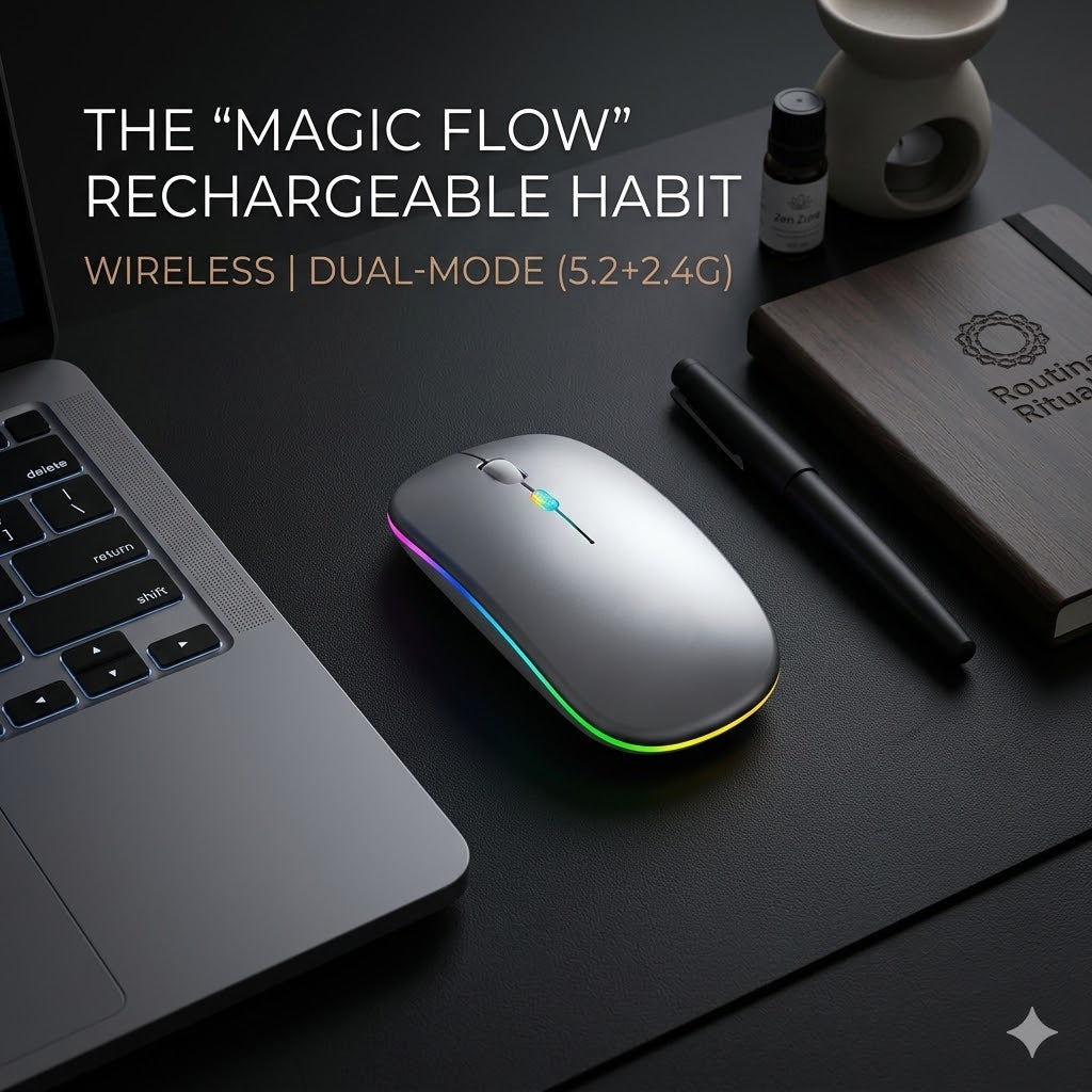 The "Magic Flow" Habit — Infinite Dual-Mode Mouse