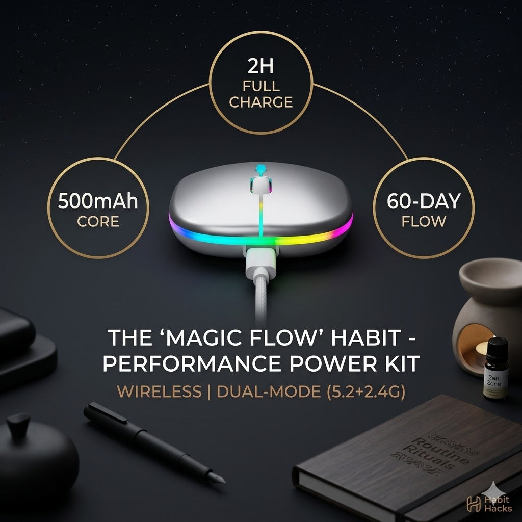 The "Magic Flow" Habit — Infinite Dual-Mode Mouse