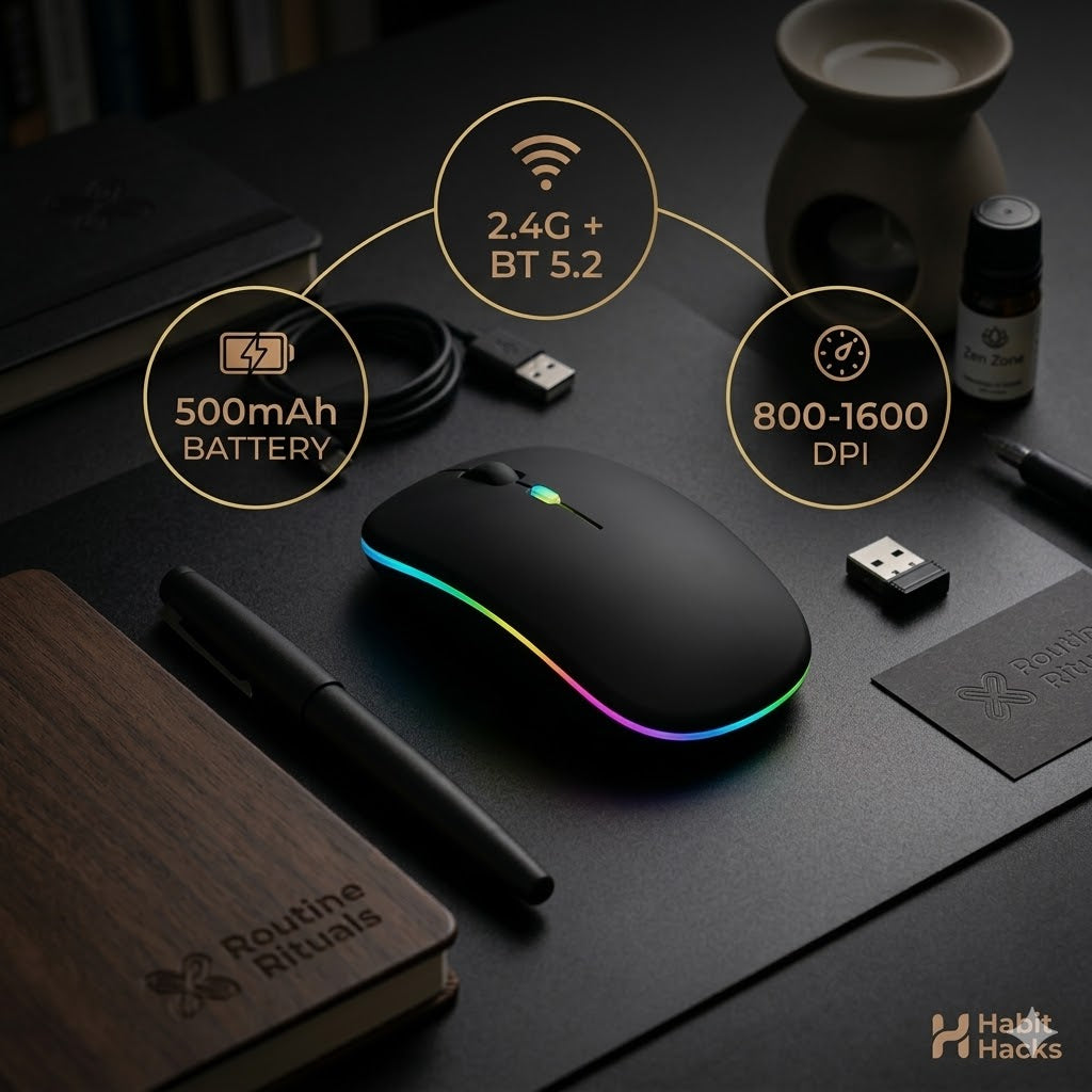 The "Magic Flow" Habit — Infinite Dual-Mode Mouse