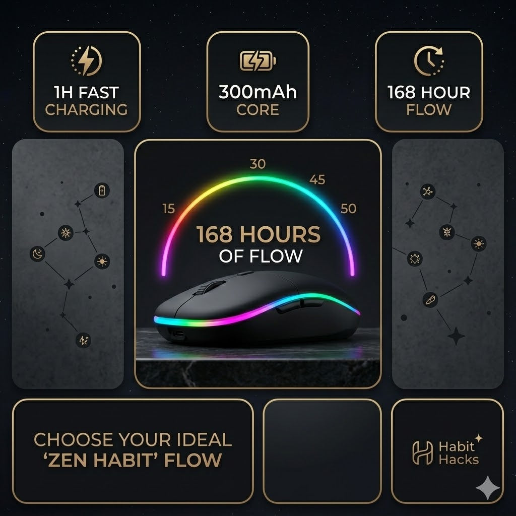 The "Magic Flow" Habit — Infinite Dual-Mode Mouse